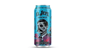Image of the El Jefe Energy can that won the Colored by INX Can Design Contest.