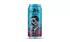 Image of the El Jefe Energy can that won the Colored by INX Can Design Contest.