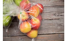 Image of apples in flexible bag