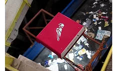 A Greyparrot analyzer unit at a recycling facility
