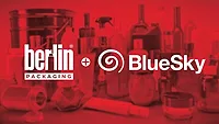 Image of the Berlin Packaging and BlueSky logos