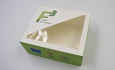 Image of package incorporating F3 cellulose-based film.