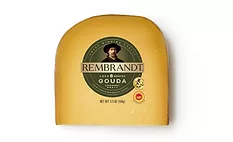 image of new Rembrandt packaging for FrieslandCampina's 6-month Gouda