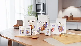 Image of paper packaging formats for bakery
