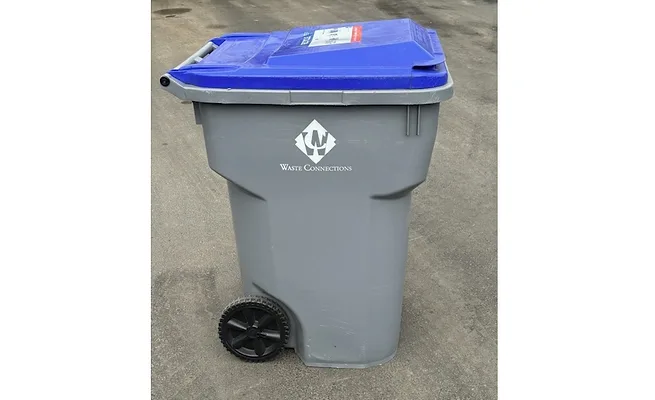 The-Dalles_WC-Cart Image of recycling cart used in The Dalles, Oregon, recycling program