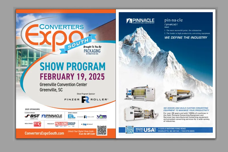Full Page Ad in Converters Expo South Show Guide