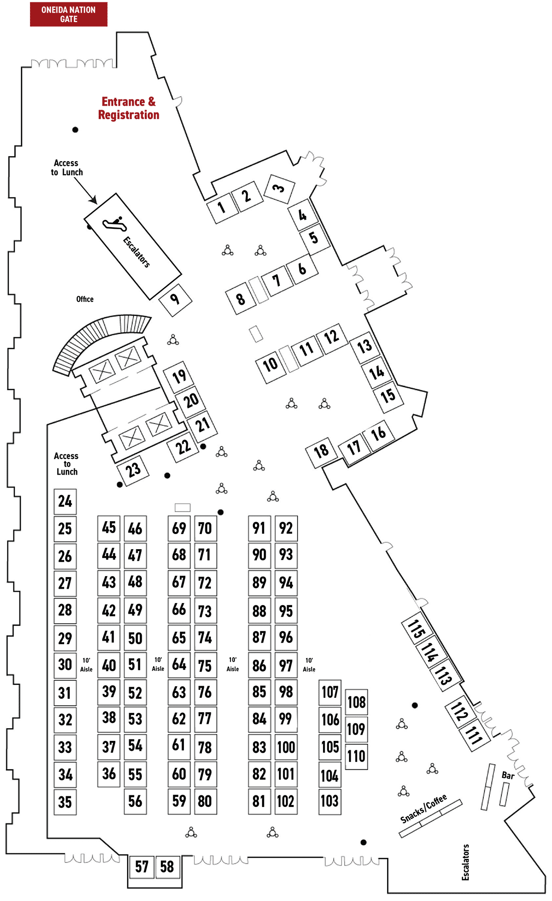 Floor Plan | Converters Expo | Packaging Strategies