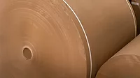 Roll of paper for corrugating