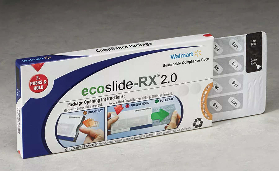 The new Ecoslide-RX 2.0 package enhances user-friendliness and medication adherence