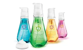 Over the years method has brought the concept of foam to new categories, such as body wash