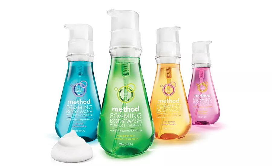 Over the years method has brought the concept of foam to new categories, such as body wash