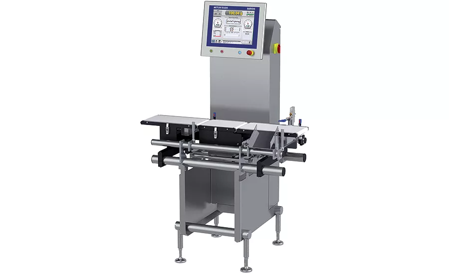 Mettler Toledo’s CM3570 is a combichecker unit that integrates metal detection with checkweighing in a single system
