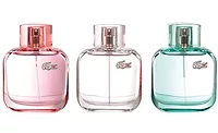LaCoste's alligator is back on the perfume bottles of three new scents