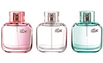 LaCoste's alligator is back on the perfume bottles of three new scents