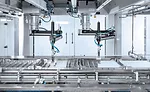 Four-axis robots handling products