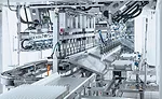 BFS blocks are removed from the sterilization cassettes
