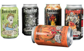 A variety of seasonal and limited run craft beers from Aviator Brewing