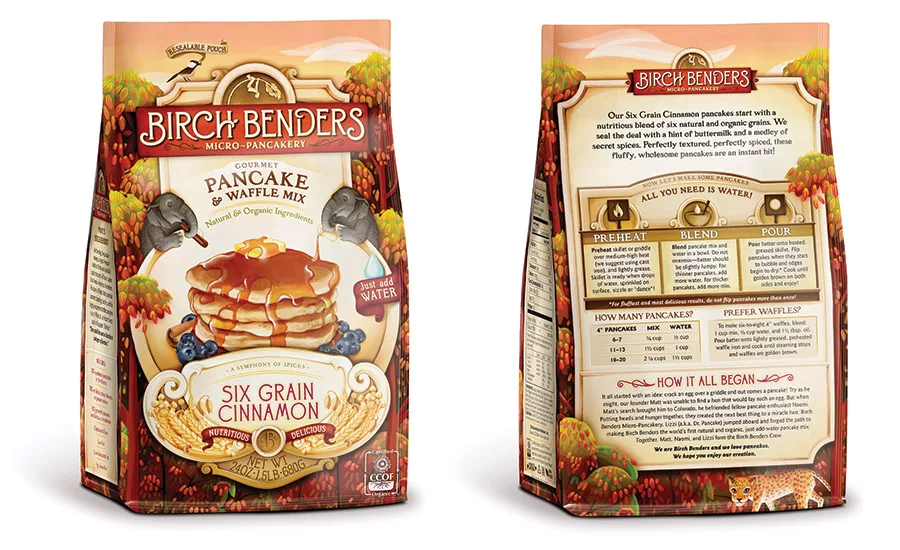 Birch Benders' pancake mix in pouches