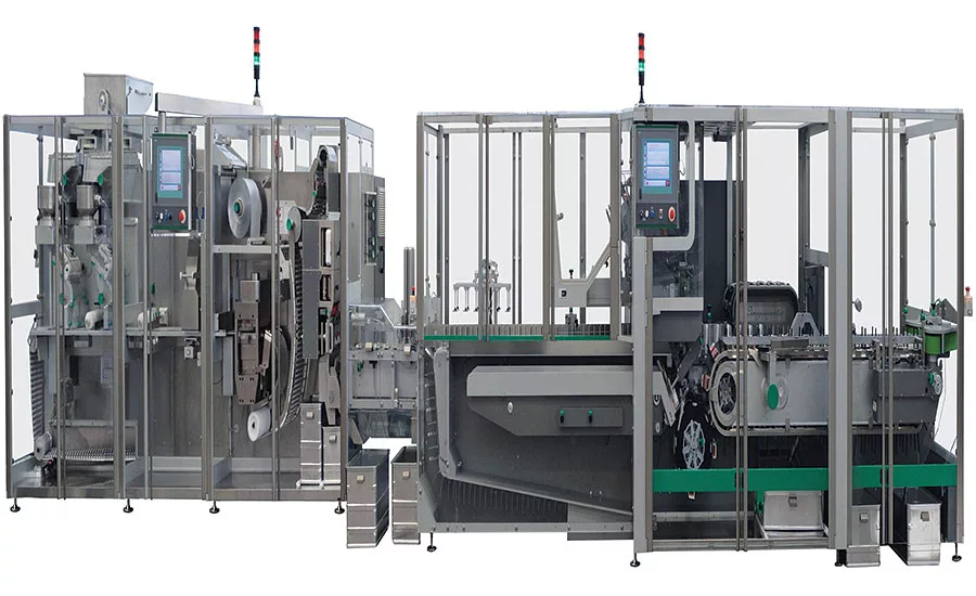 The Integra 520V from Marchesini Group is a robotized integrated blister line
