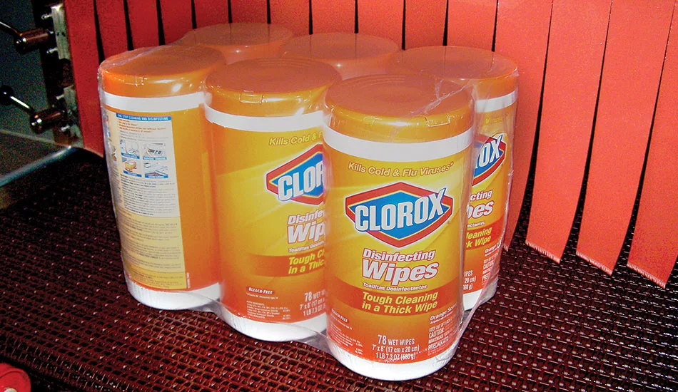 Shrink wrapped products are a cost effective and sustainable way to transport palletized consumer products