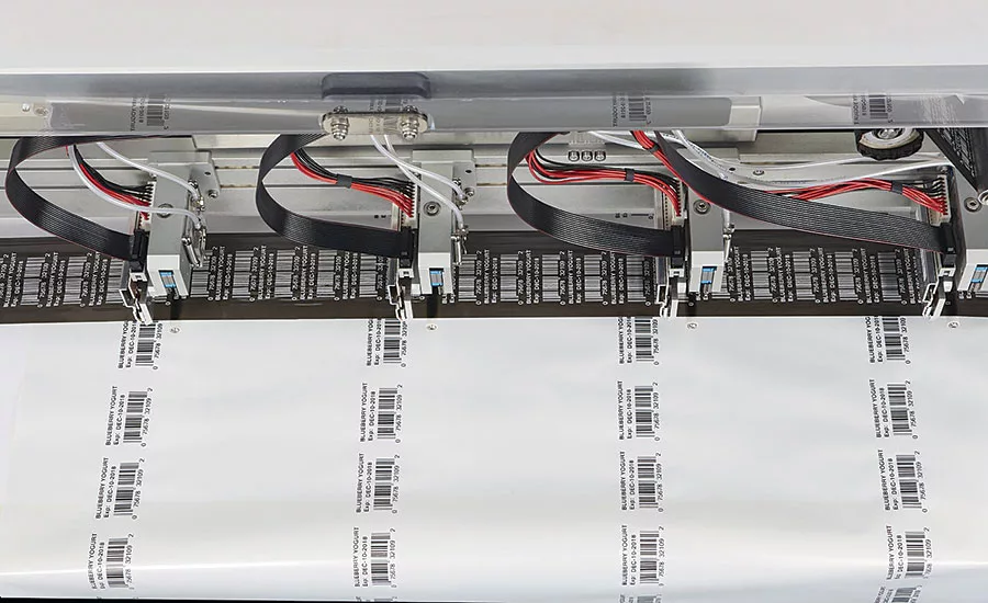 Diagraph’s Allen MLi-TE multi-head thermal transfer printer