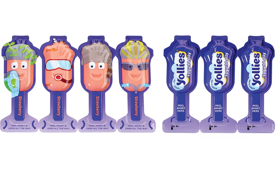Yollies yogurt lollipops