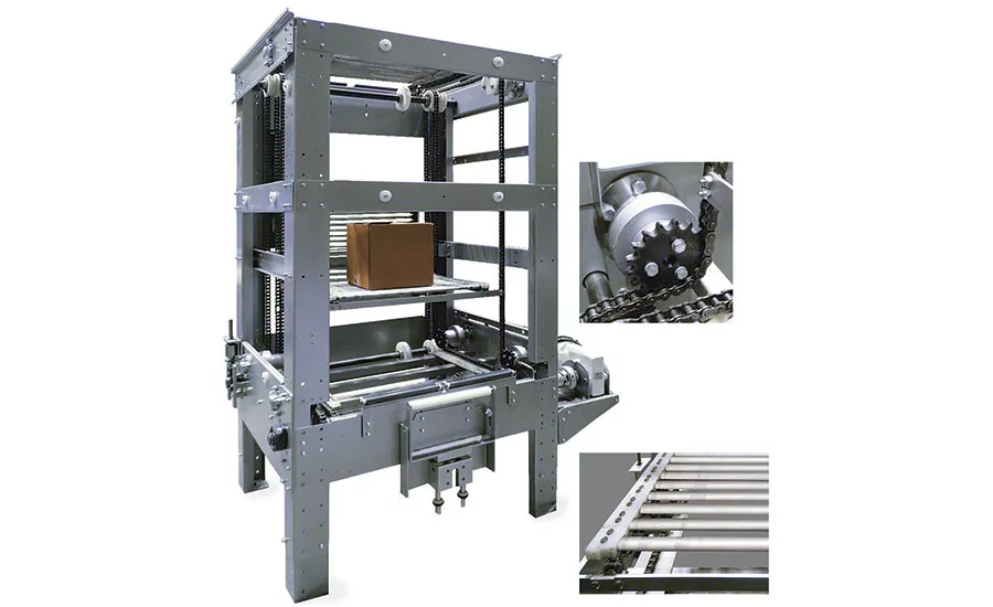 Modular Conveyor Express's (MCE) Neroco Lift Vertical Conveyor