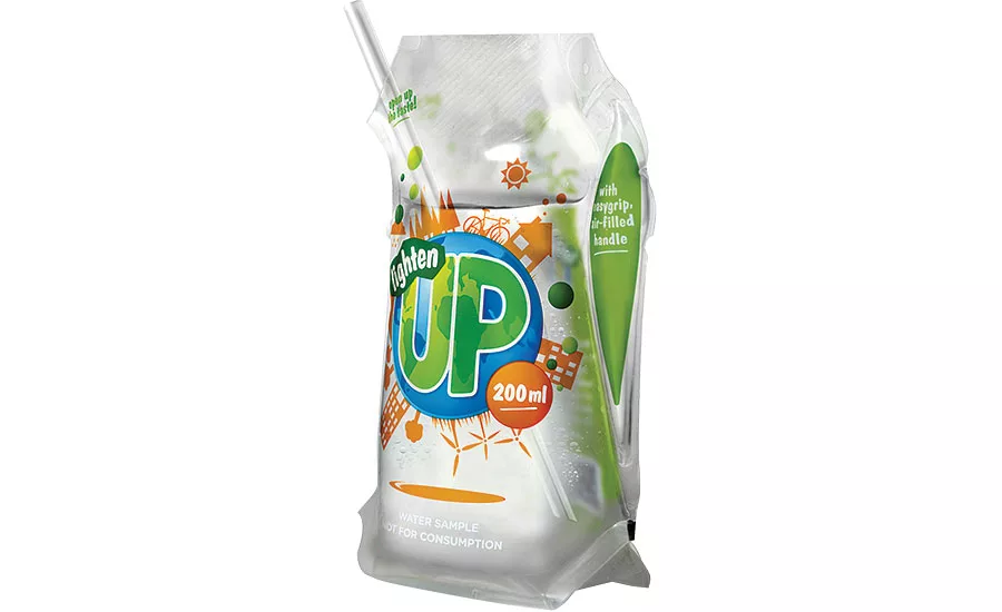 Ecolean's Air Aseptic Clear lightweight pouch