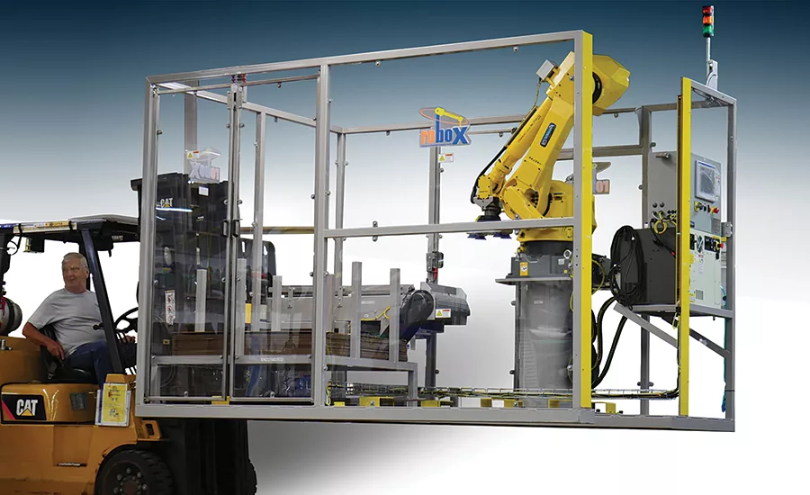 Robox is a flexible end-of-line palletizer