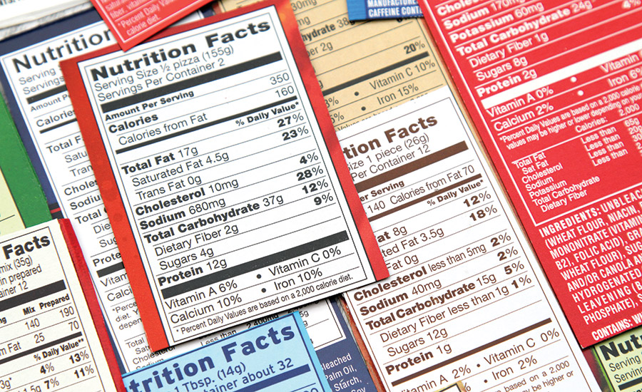 FDA new nutrition facts labeling