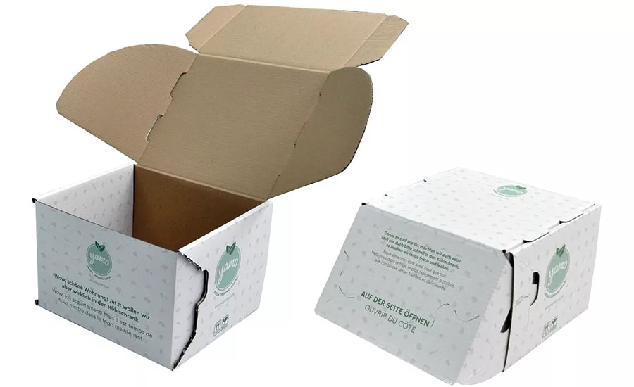 Thimm shipping box with tamper-evident lock