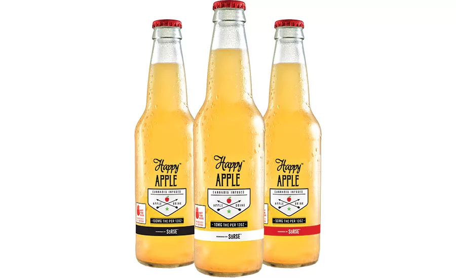 Happy Apple cannabis-infused drink