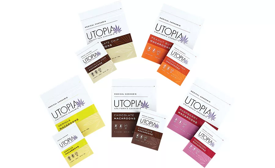 Cannabis-infused Utopia Macaroons