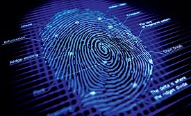 DNA of user fingertips
