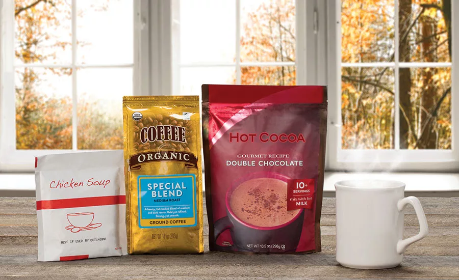 Metallized film for coffee, nuts, dried fruits and powdered drink packaging