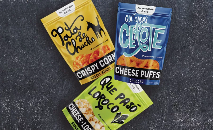 The Salvadorean food pouch packaging design
