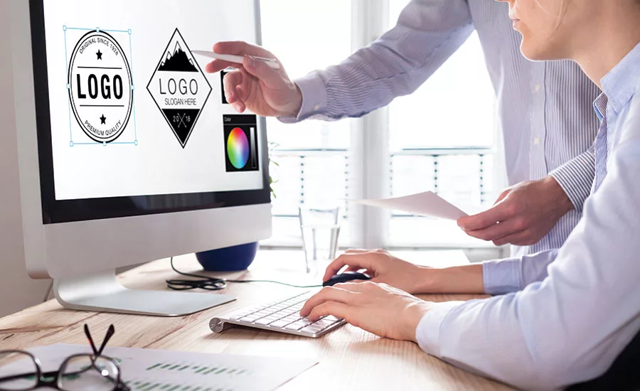 keep your brand logo or redo it