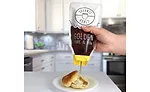 inverted pouch prevents drips, mess, under-cap goop