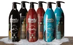 HDPE bottle and shrink sleeve with 360 degree design