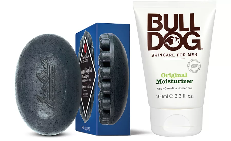 Jack Black charcoal massaging body bar