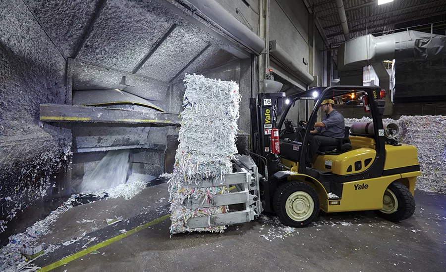 Recycling mills at Sustana Fiber
