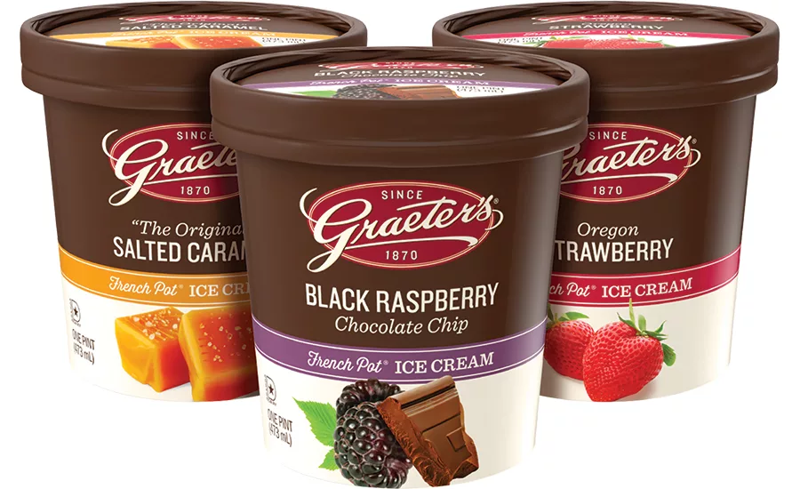 Graeter’s new ice cream pint package design