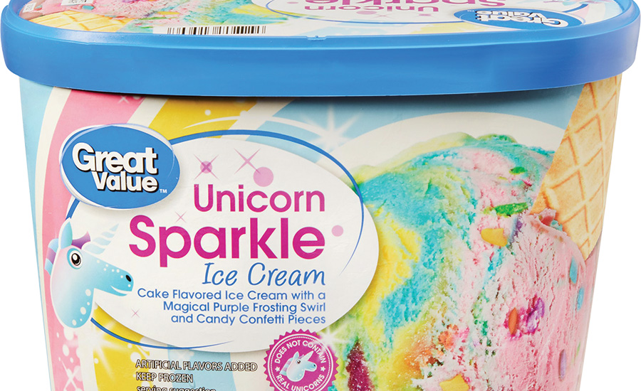 Great Value Unicorn Sparkle Ice Cream
