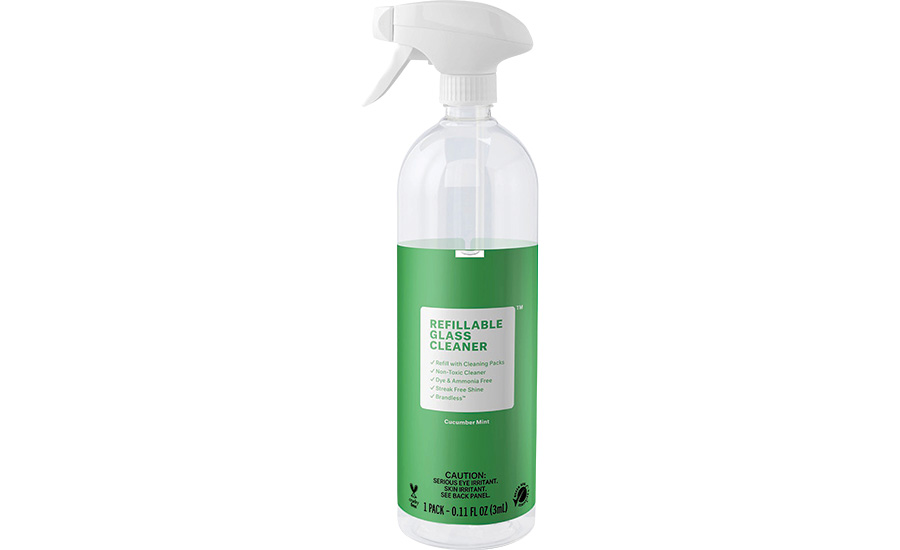 Cucumber Mint Refillable Glass Cleaner Starter Kit, by Brandless