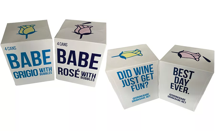 wine branding with Babe