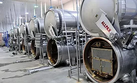 Batch retorts are sterilization vessels