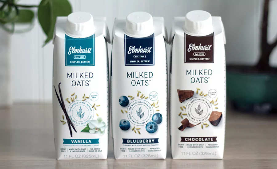 The RTD oat milk cartons