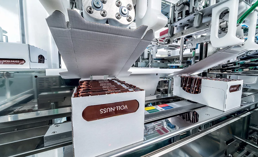 F2 robot closes the carton