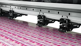 Large printer format inkjet working