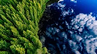Aerial view of Finland